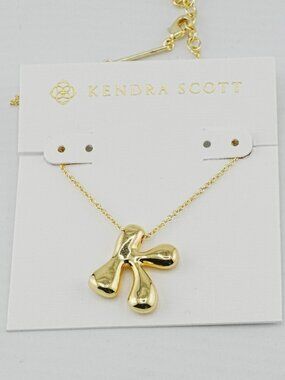 Kendra Scott Polished Letter Necklace